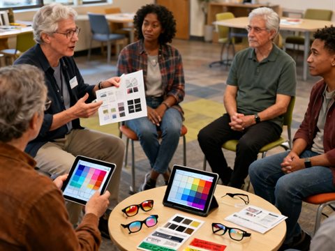 A community discussion circle